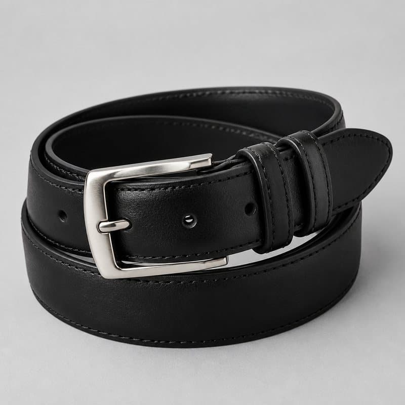 Black Leather Belt