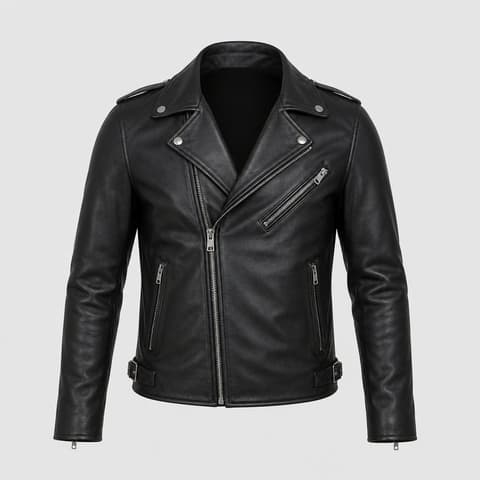 Black Leather Jacket - 1