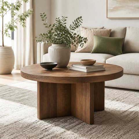 Ascend Round Cocktail Table - 1