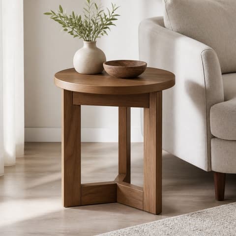Ascend Round End Table - 1