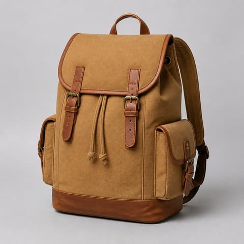 Canvas Backpack - 1
