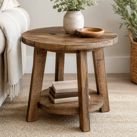 Baja Round End Table - 1