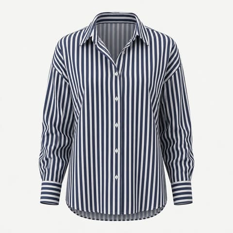 Striped Blouse - 1